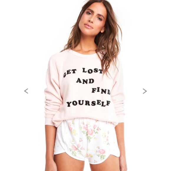 New Wildfox Get Lost Junior Sweater - Picture 3 of 8